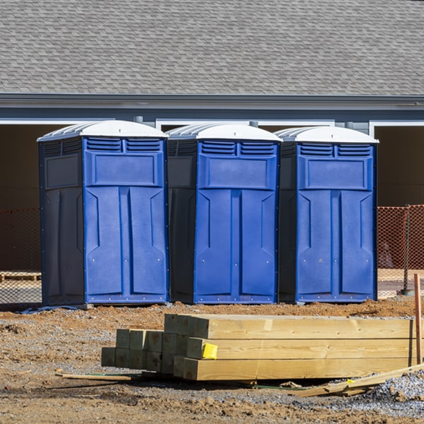 are there different sizes of portable toilets available for rent in Oneida Michigan